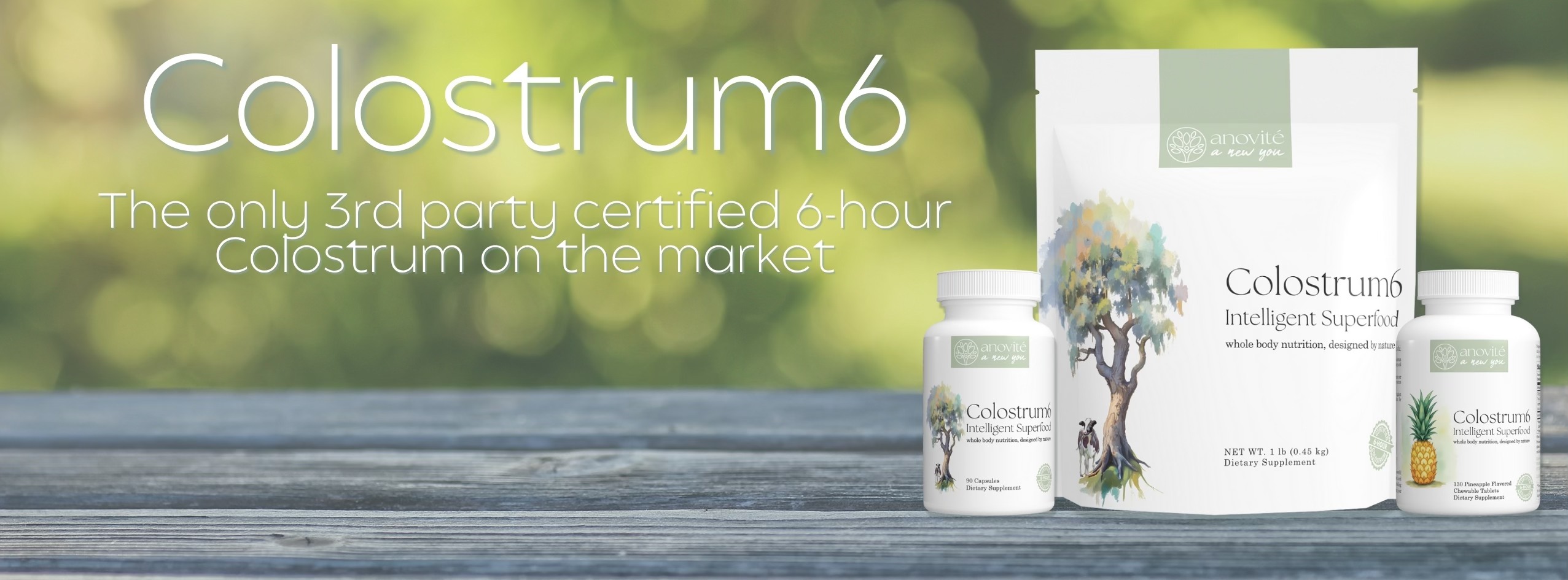 Anovite: The Worlds Only Certified -Verifited 6hr Bovine Colostrum